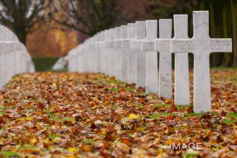 Cérémonie du 11 novembre au cimetière américain Saint-Mihiel (Thiaucourt-Regniéville)